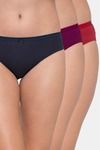 Candyskin Medium Rise Full Coverage Bikini Panty (Pack of 3) - Multicolor — thumbnail 1