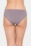Candyskin Medium Rise Full Coverage Bikini Panty - Grey — thumbnail 2