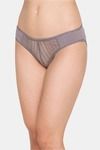 Candyskin Medium Rise Full Coverage Bikini Panty - Grey — thumbnail 3