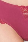 Candyskin Medium Rise Full Coverage Bikini Panty - Light Wine — thumbnail 4