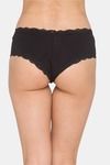Candyskin Medium Rise Full Coverage Bikini Panty - Black — thumbnail 2