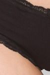Candyskin Medium Rise Full Coverage Bikini Panty - Black — thumbnail 4