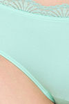 Candyskin Medium Rise Full Coverage Bikini Panty - Teal — thumbnail 4