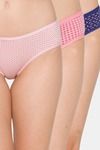 Candyskin Medium Rise Full Coverage Bikini Panty (Pack of 3) - Multicolor — thumbnail 1