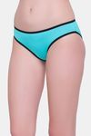 Candyskin Low Rise Half Coverage Bikini Panty - Teal — thumbnail 3