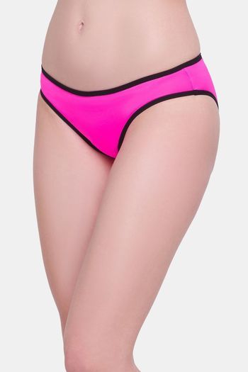 Candyskin Low Rise Half Coverage Bikini Panty - Pink — image 3