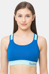 Candyskin High Impact Padded Slip On Sports Bra - Royal Blue — thumbnail 1