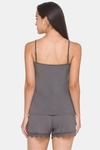 Candyskin Rayon Elastane Shorts Set - Grey — thumbnail 3