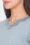 Candyskin Rayon Elastane Pyjama Set - Charcoal — thumbnail 4