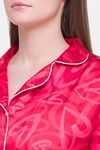 Candyskin Satin Pyjama Set - Red — thumbnail 4
