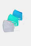 Campus Sutra (Pack Of 3) Reusable & Antimicrobial 4 Layer Face Mask - Assorted — thumbnail 3