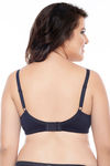Zivame Double Layered Non Wired 3/4th Coverage Super Support Bra-Black — thumbnail 2
