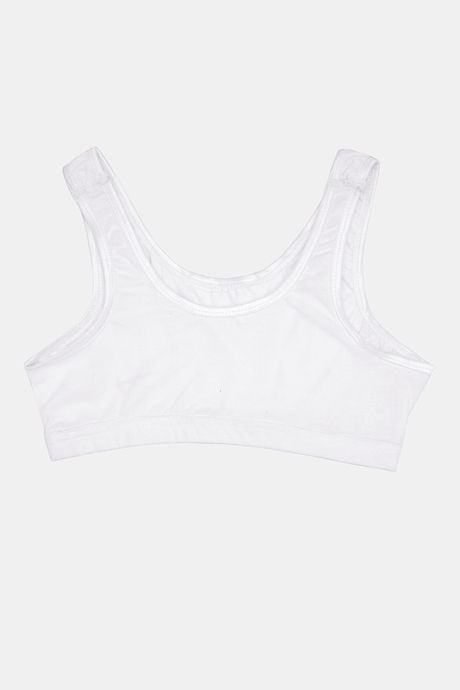 Dchica Girls Double Layered Non-Wired Full Coverage Beginner T-Shirt Bra (Pack of 2) - Multicolor — image 3