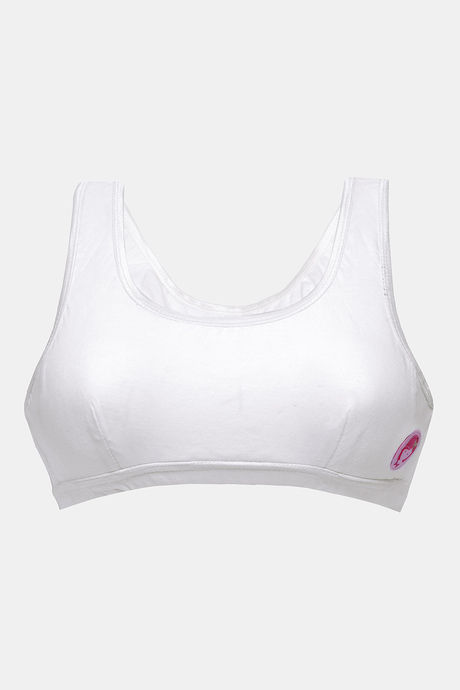 Dchica Girls Double Layered Non-Wired Full Coverage Beginner T-Shirt Bra (Pack of 2) - Multicolor — image 6