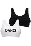 Dchica Girls Double Layered Non-Wired Full Coverage Beginner T-Shirt Bra (Pack of 2) - Multicolor — thumbnail 1