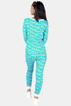 Dchica Girls Polyester Cotton Loungewear Set - Blue — thumbnail 2