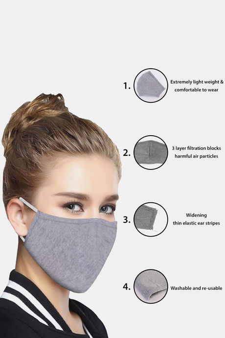 Dillinger (Pack of 5) Re-usable 3-Layer Outdoor Mask - Assorted — image 7