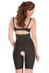 Dermawear Body Corset Short Length Bodysuit with Bust- Black — thumbnail 2