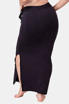 Dermawear Body Sculpting Slit Saree Shapewear - Black — thumbnail 3