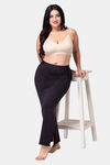 Dermawear Body Sculpting Slit Saree Shapewear - Black — thumbnail 4