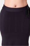 Dermawear Body Sculpting Slit Saree Shapewear - Black — thumbnail 5