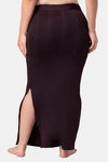 Dermawear Body Sculpting Slit Saree Shapewear - Brown — thumbnail 3