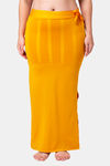 Dermawear Body Sculpting Slit Saree Shapewear - Mustard — thumbnail 1