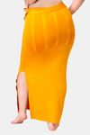 Dermawear Body Sculpting Slit Saree Shapewear - Mustard — thumbnail 3