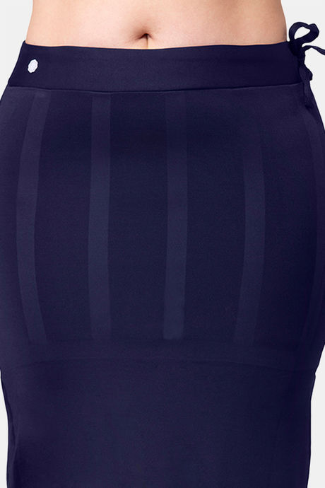Dermawear Body Sculpting Slit Saree Shapewear - Navy Blue — image 5