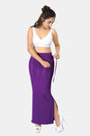 Dermawear Body Sculpting Slit Saree Shapewear - Purple — thumbnail 4