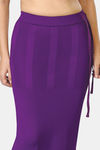 Dermawear Body Sculpting Slit Saree Shapewear - Purple — thumbnail 5