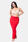 Dermawear Body Sculpting Slit Saree Shapewear - Red — thumbnail 4