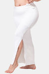 Dermawear Body Sculpting Slit Saree Shapewear - White — thumbnail 2