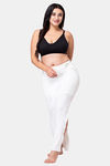 Dermawear Body Sculpting Slit Saree Shapewear - White — thumbnail 4