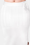 Dermawear Body Sculpting Slit Saree Shapewear - White — thumbnail 5