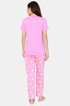 Evolove Women's Cotton Pyjama Set - Pink — thumbnail 3