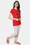 Evolove Women's Cotton Pyjama Set - White — thumbnail 2
