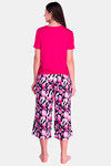 Evolove Women's  Viscose Pyajama Sets - Pink — thumbnail 3