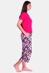 Evolove Women's  Viscose Pyajama Sets - Pink — thumbnail 4