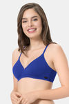 Every De By Amante Essentials Padded Non Wired Full Coverage T-Shirt Bra - Royal Blue — thumbnail 2