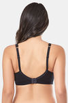 Every De By Amante Essentials Single Layered Non Wired Full Coverage Super Support Bra - Black — thumbnail 3