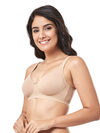 Every De By Amante Essentials Single Layered Non Wired Full Coverage Super Support Bra - Sandalwood — thumbnail 2