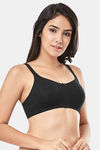 Every De By Amante Essentials Single Layered Non Wired Full Coverage Super Support Bra - Black — thumbnail 2