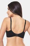 Every De By Amante Essentials Single Layered Non Wired Full Coverage Super Support Bra - Black — thumbnail 3