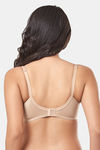 Every De By Amante Essentials Single Layered Non Wired Full Coverage Super Support Bra - Sandalwood — thumbnail 3