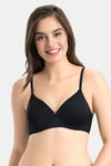 Every De By Amante Essentials Padded Non Wired Full Coverage T-Shirt Bra - Black — thumbnail 1
