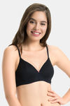 Every De By Amante Essentials Padded Non Wired Full Coverage T-Shirt Bra - Black — thumbnail 2