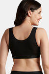 Amante Double Layered Non Wired Full Coverage Cami Bra - Black — thumbnail 3