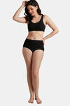Amante Double Layered Non Wired Full Coverage Cami Bra - Black — thumbnail 5