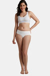 Amante Double Layered Non Wired Full Coverage Cami Bra - White — thumbnail 5
